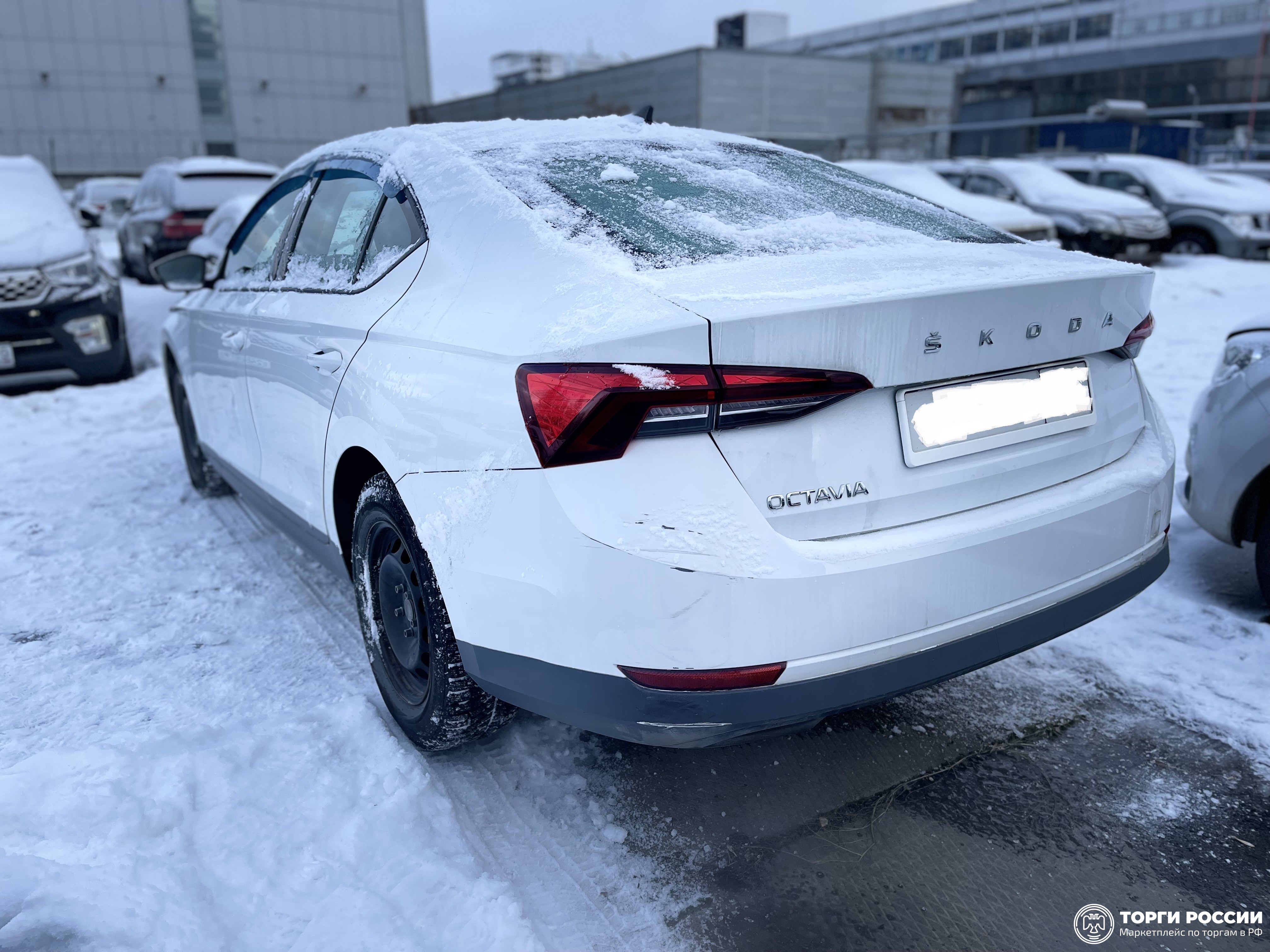 Skoda Octavia, IV (A8) 2021 года, Белый | г. Москва | Торги России